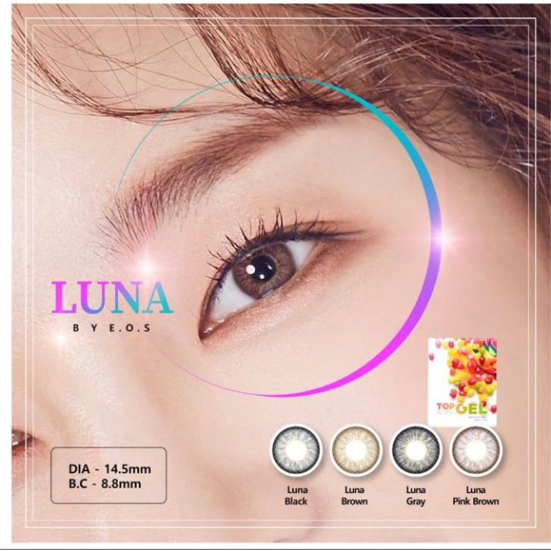 SOFTLENS TOP GEL LUNA NATURAL NORMAL ONLY BY E.O.S CO