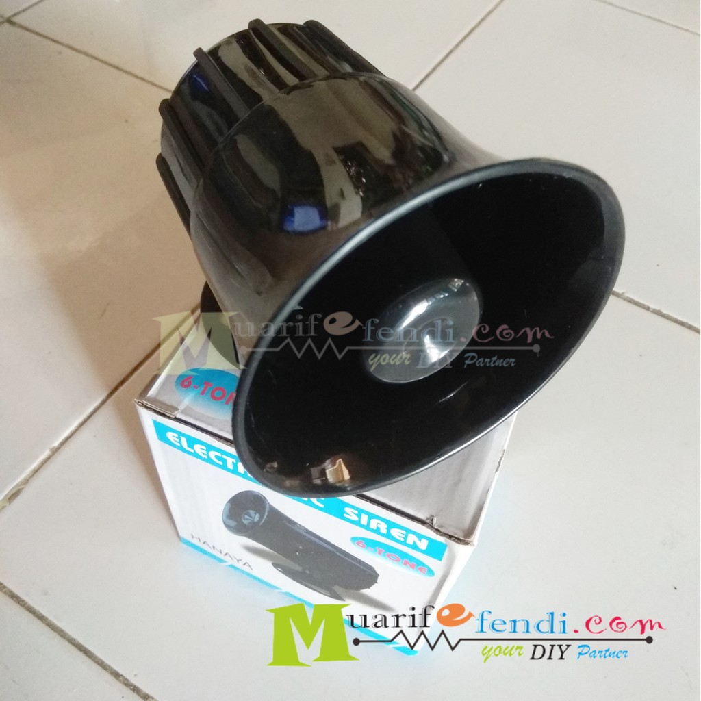 Electronic siren Sirine Odong Odong 6 suara Electronic Siren 6 Tone
