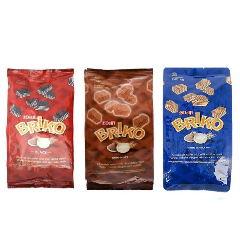 

(PACK) Briko Wafer 125 Grams grosir toko snack