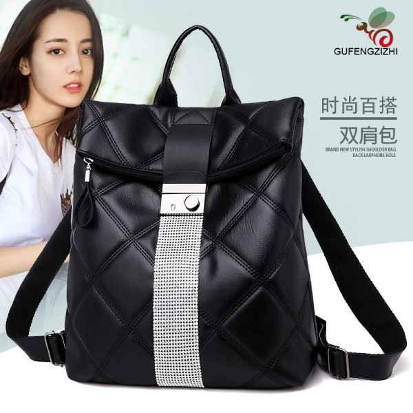 K98865 - RESTOCK JAN (2TAS BISA 1KG)2WARNA K8865 D3002 E672 TAS RANSEL BACKPACK WANITA FASHION IMPOR
