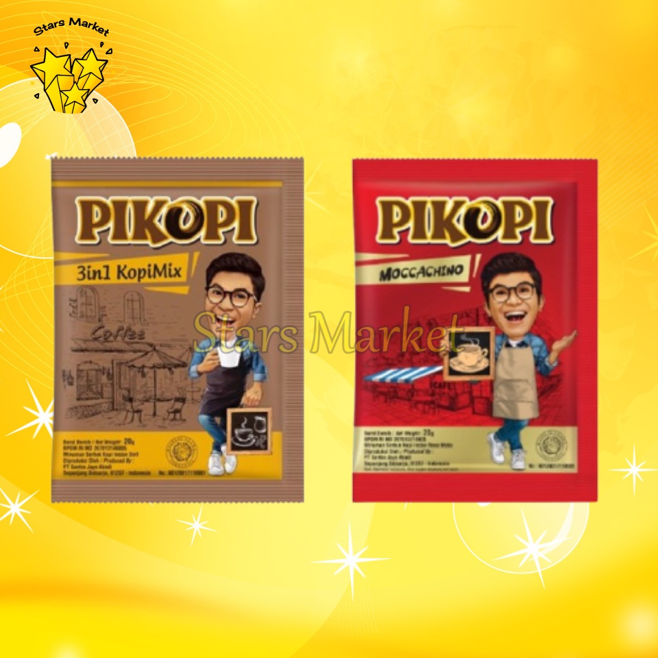 

[ST-KP] Kopi Pikopi Moccachino & KopiMix / Kopi Mix 3in1 Harga untuk 1 Sachet