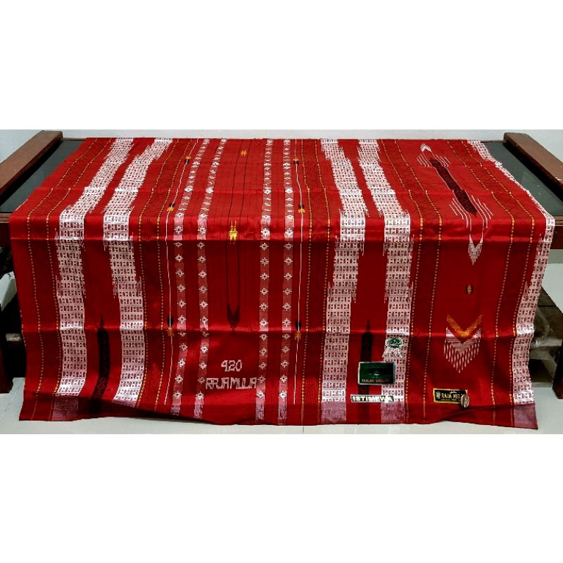 SARUNG TENUN SUTRA RAJA MULIA 420 EXCLUSIVE skelas tamer kamer lamiri lamiya