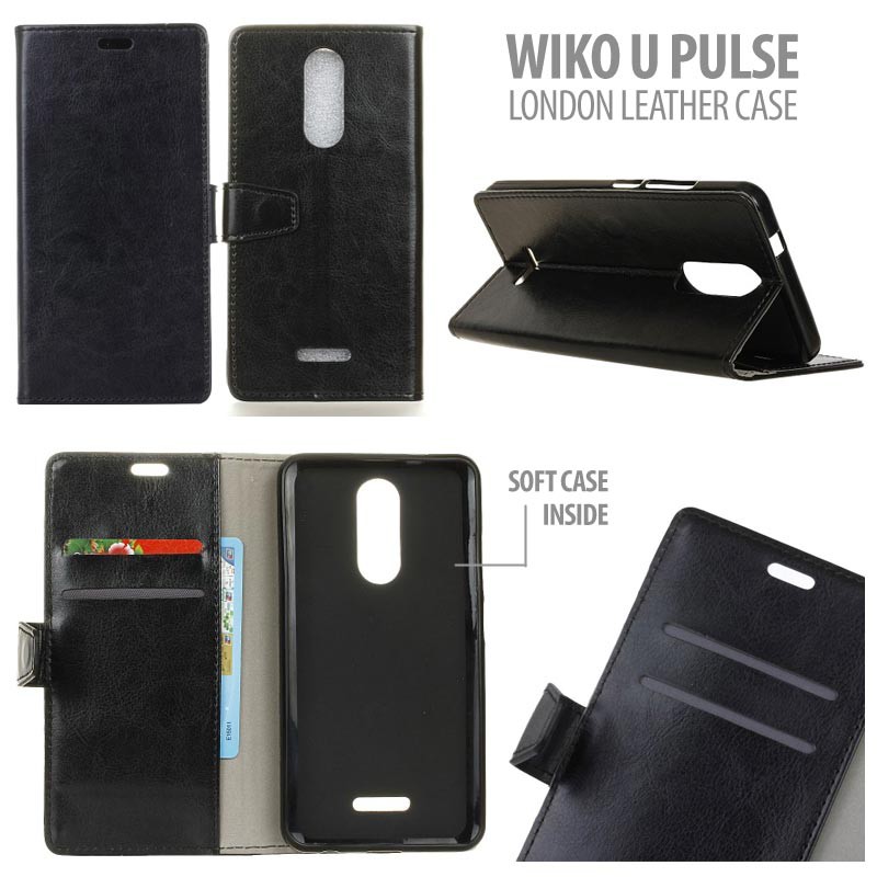 Wiko U Pulse  - London Style Leather Case