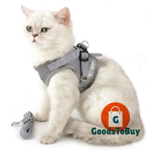 [HOT SALE] NEW ROMPI HARNESS + TALI TUNTUN ROMPI KUCING ANJING MURAH TALI TUNTUN MURAH CAT DOG LEASH MODEL POPULER