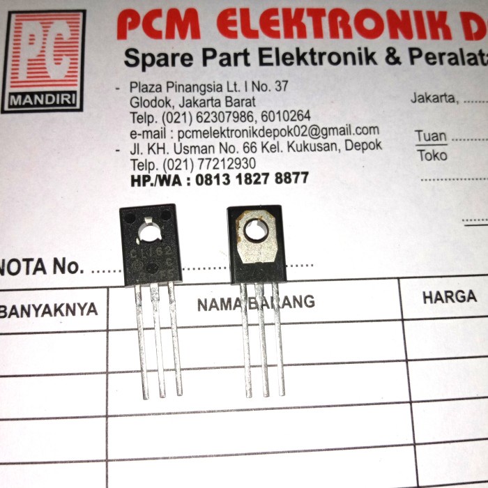 C1162 2SC1162 2SC 1162 SC Tr Transistor TO126 TO-126 MNDE98 - ISI 4 PCS