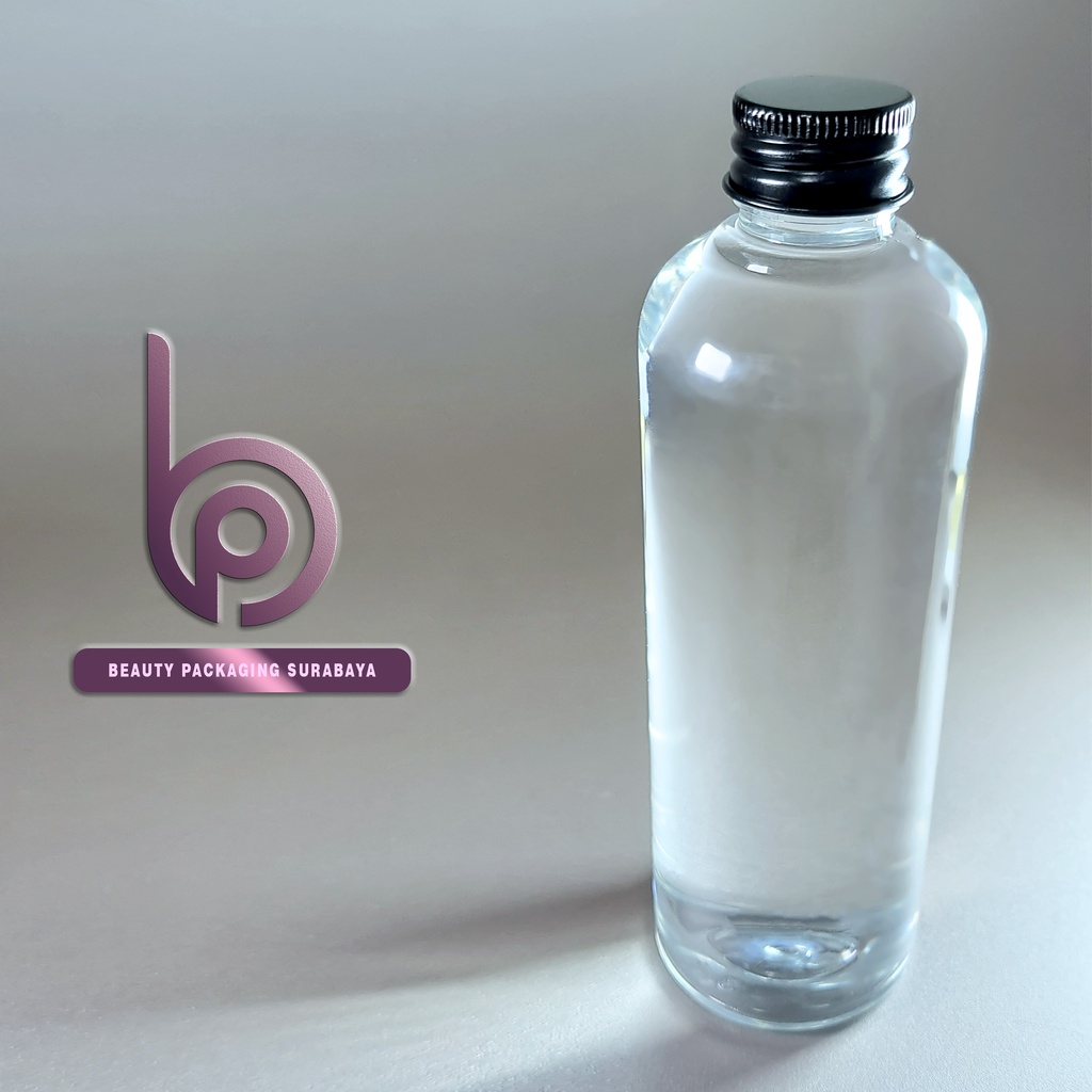 Botol Plastik PET 250ml BR Bening Tutup Ulir