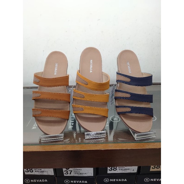 Nevada sandal flat wanita brand original matahari