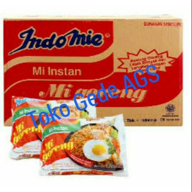 

Mie Indomie Goreng atau Indomie Kari Ayam 1 Dus
