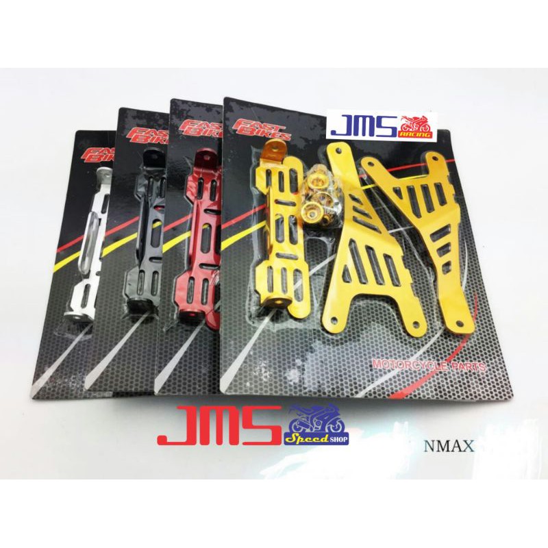 breket plat nomor atas spakbord depan yamaha nmax lama aerox nmax baru xmax cnc fastbiker