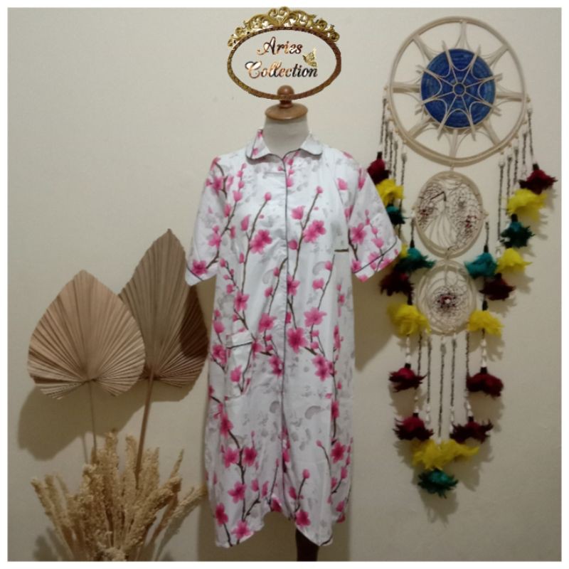 Piyama daster JUMBO bunga sakura