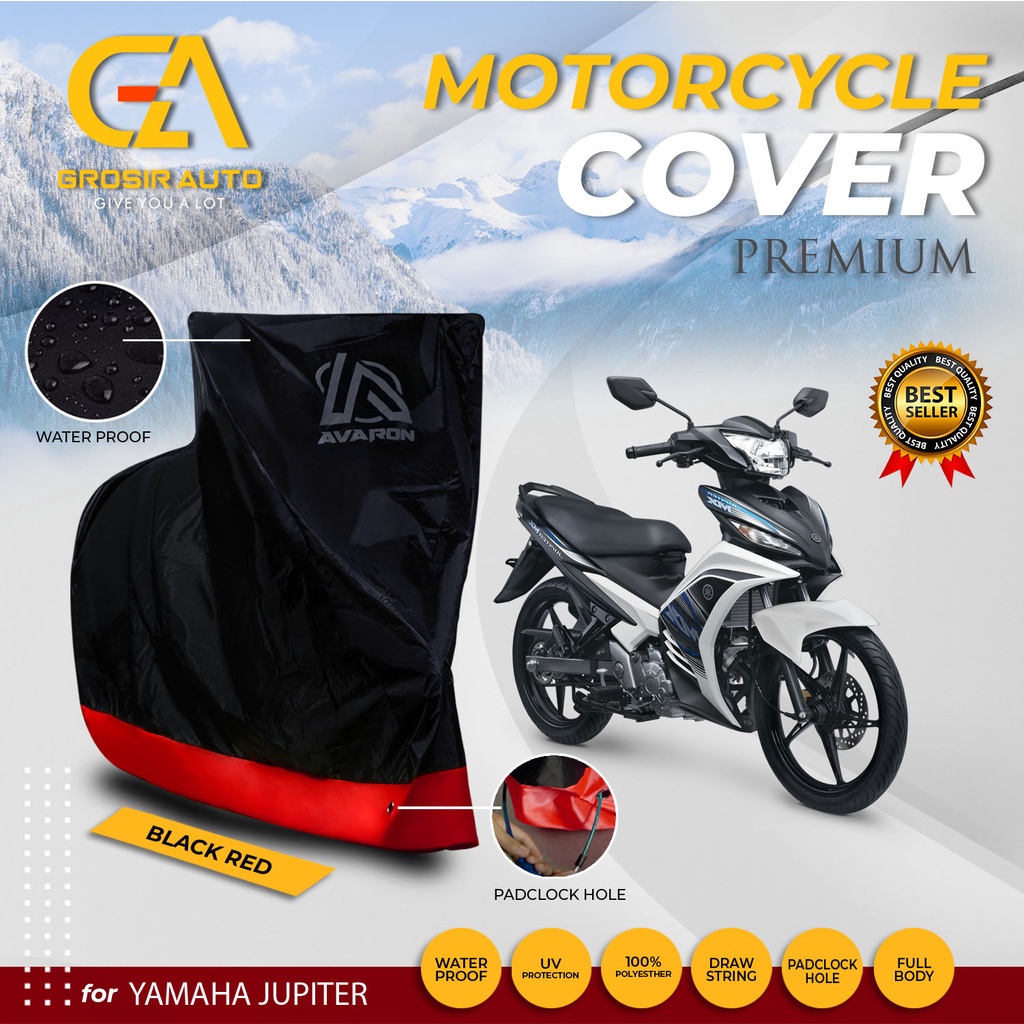 Sarung Motor PREMIUM AVARON JUPITER / Penutup Pelindung Body Cover Merk AVARON Waterproof