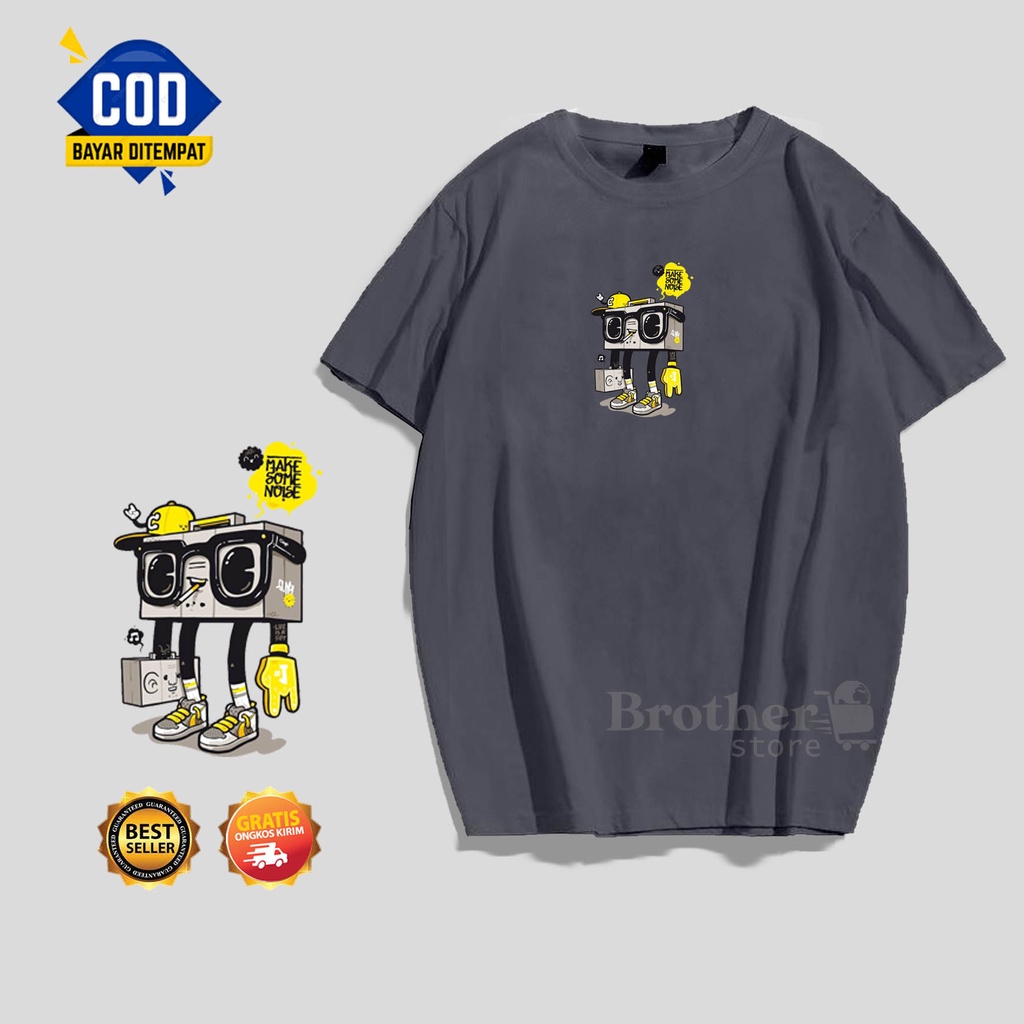 BROTHER STORE - Kaos Distro Pria - KAOS COWOK CEWEK - Kaos Kata Kata - ArticelMSC3 Premium