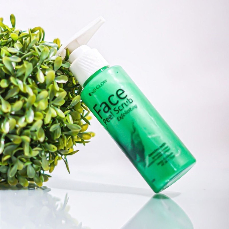 MS GLOW face peel scrub/komedo/eksfoliasi