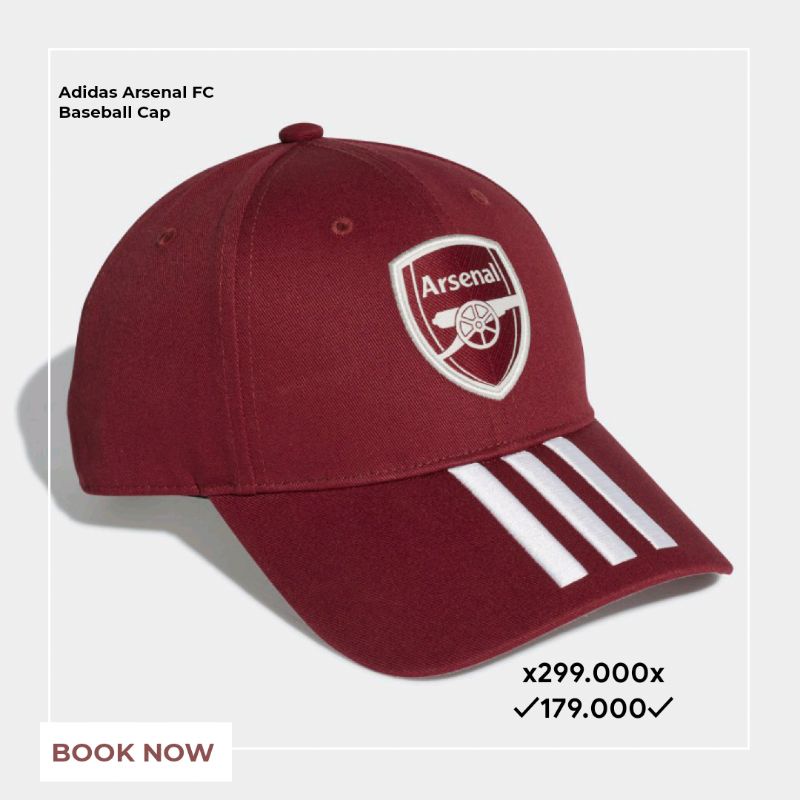 Topi Adidas Arsenal FC Baseball Cap GK5100