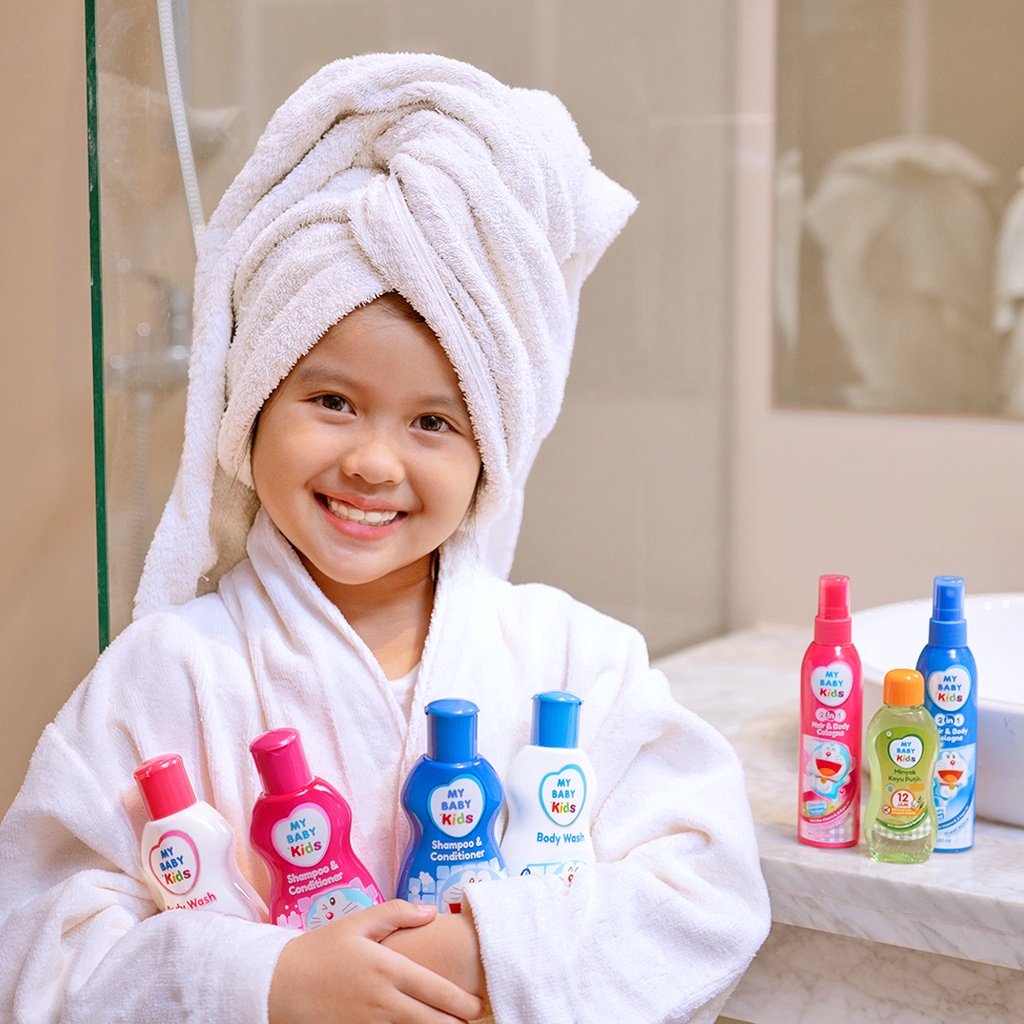 ★ BB ★  MY BABY Kids Shampoo &amp; Conditioner Doraemon 180 ml - Sampo &amp; Kondisioner Anak