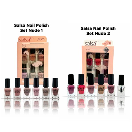 SALSA Nail Polish Ecer | Nude Glamour Glossy BPOM