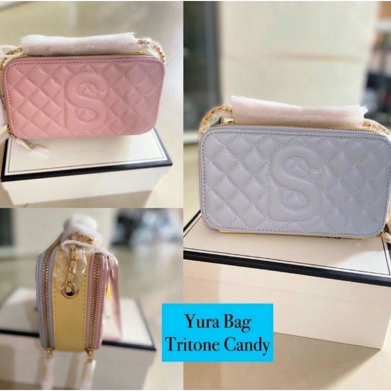 [BUTTONSCARVES] Yura Bag Tritone Candy