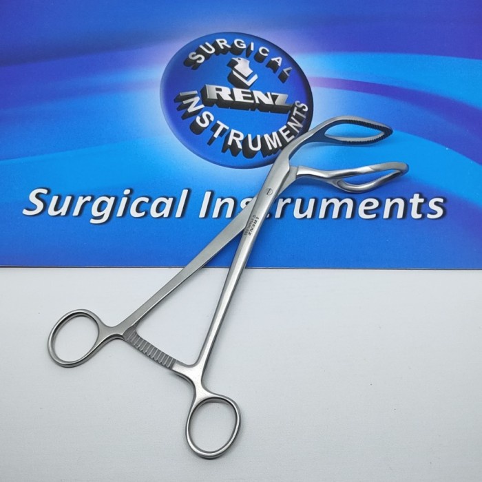 Alat medis Somer Uterine Seizing Forcep 23cm - Renz Instruments