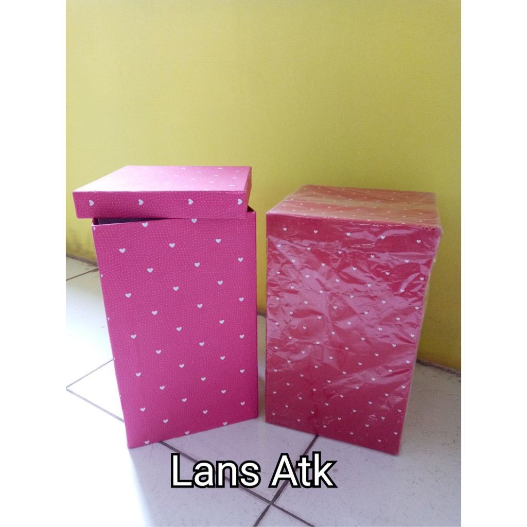 

Box Kado / Kotak Kado BK357 19cmx19cmx35cm kardus tinggi box kado