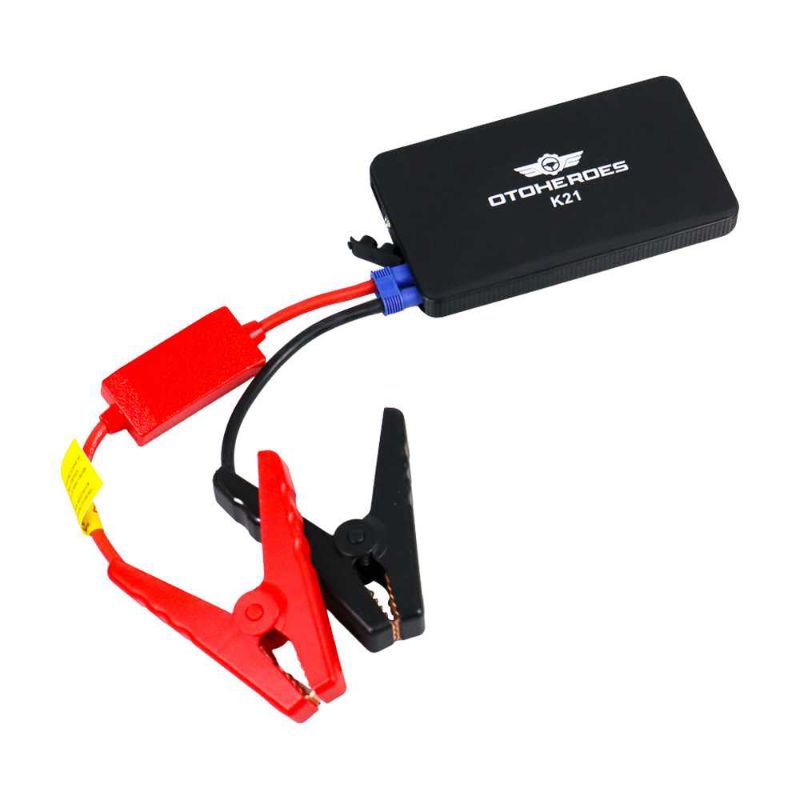 Jumper Aki Mobil dan Motor USB Power Bank Car Jump Starter Flashlight 10000mAh - K21