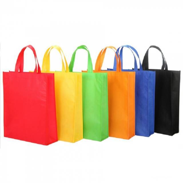30x40 Tas kain Tas spunbond Goodie bag HLS lipat samping 30x40 Tas kain Tas spunbond Goodie bag HLS lipat samping