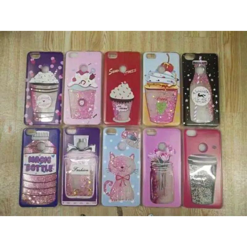 Case Fashion Water Glitter OPPO A37/A7/A71/A83/F5/F7/F9/K1/REALME 2