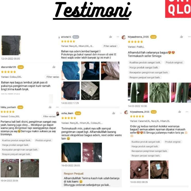 KULOT UNIQLO RELACO (Tag/label UNIQLO) "CA. 486856"