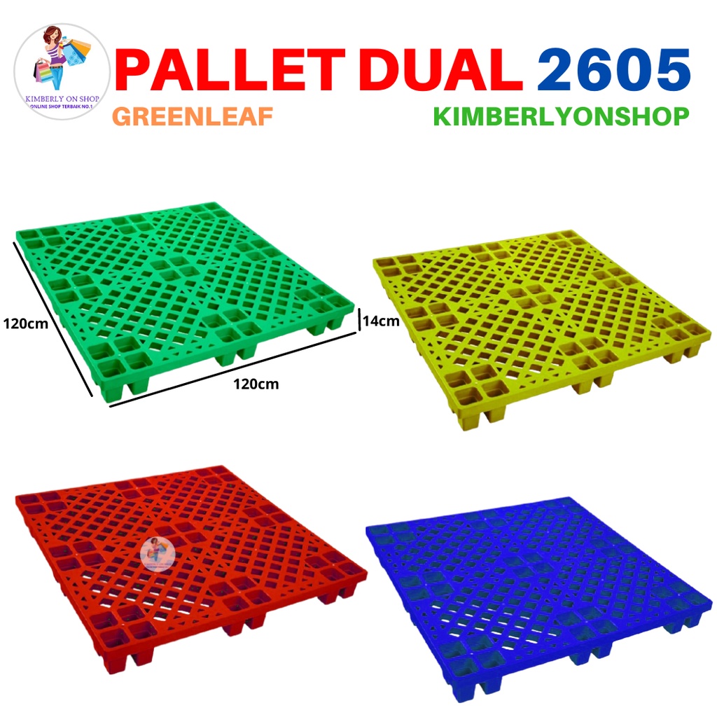 Pallet Dual Industri 2605 Green Leaf