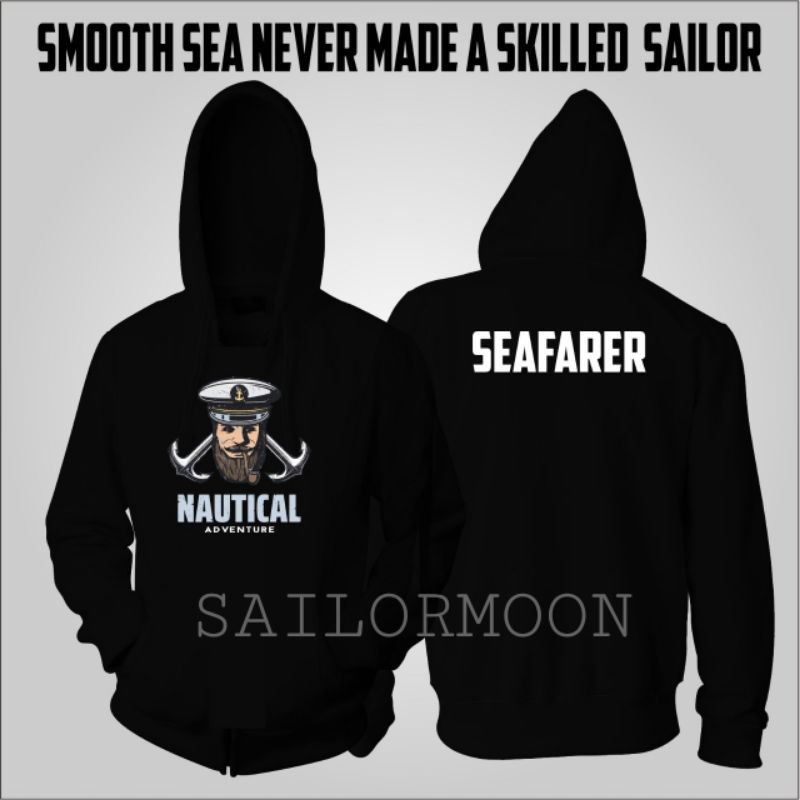 JAKET PELAUT CUSTOM BEBAS DESIGN JAKET JANGKAR JAKET HODIE JAKET HOODIE JAKET PELAYARAN JAKET KAPTEN