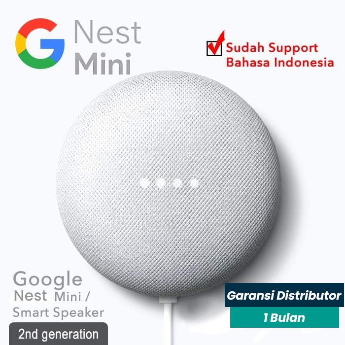 GOOGLE Nest Mini 2 / 2nd Gen / 2nd Generation 2020 Speaker