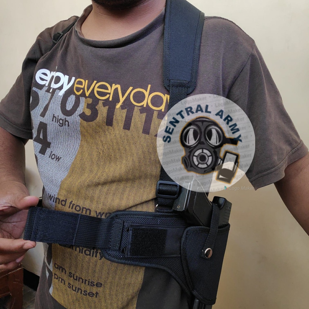 Sarung Pistol Ketiak - Holster - Holster Universal