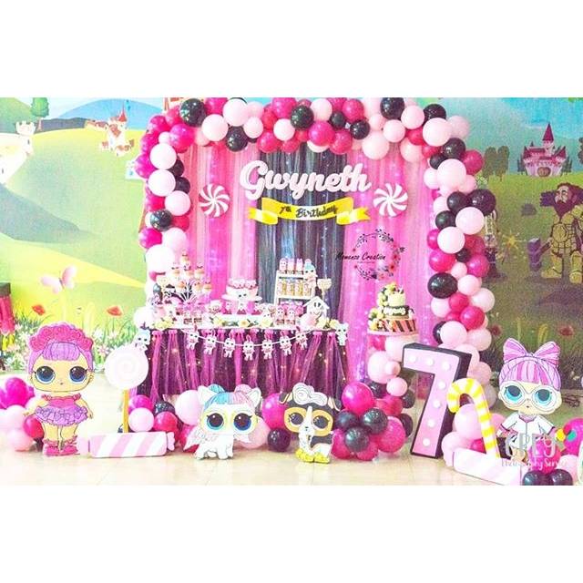 

Paket lengkap dessert table cupcake