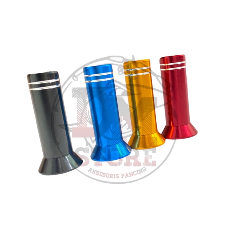 lip tube pipe alumunium - wc ring reelseat joran