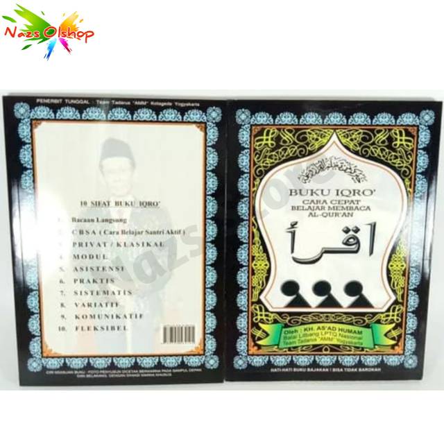 Buku Iqra Iqro Cara Cepat Belajar Membaca Alquran Ukuran Kecil Full 6 Jilid Bonus Kalam Shopee Indonesia