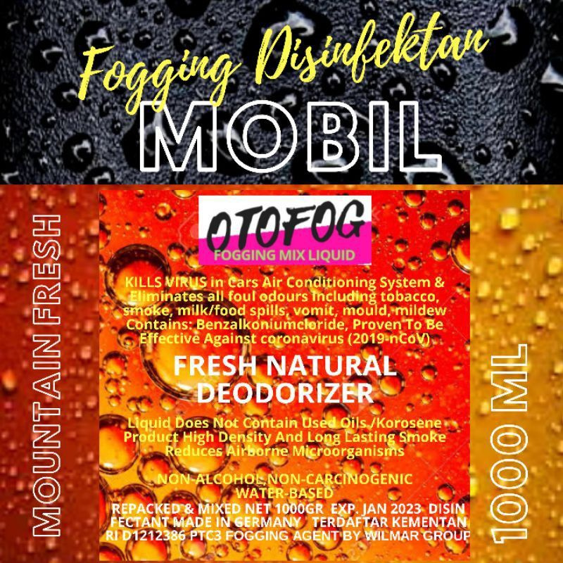 Fogging Mobil Mesin Fogging Listrik