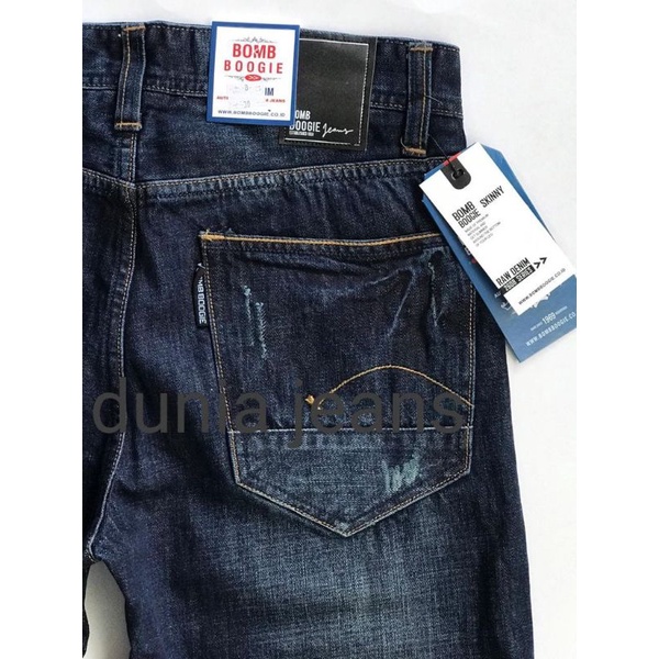 DJ / CELANA BOMBOGIE  WISCHER BAHAN ORIGINAL JEANS / CELANA PANJANG PRIA