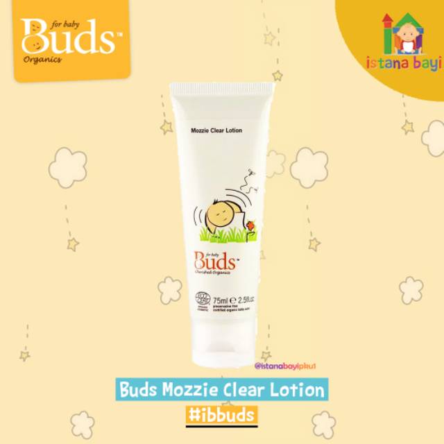 Buds Mozzie clear lotion cherished 75 ml/Buds Orgnanics anti nyamuk anak