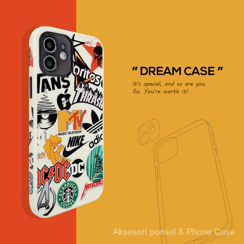 For iPhone 7~13 Pro Max Case iPhone 12 Mini 12 Pro Max 11 Pro Max 13 13 Pro Case X XR XS Max 7 8 Plus iPhone Case Soft TPU Edge Printing Cover