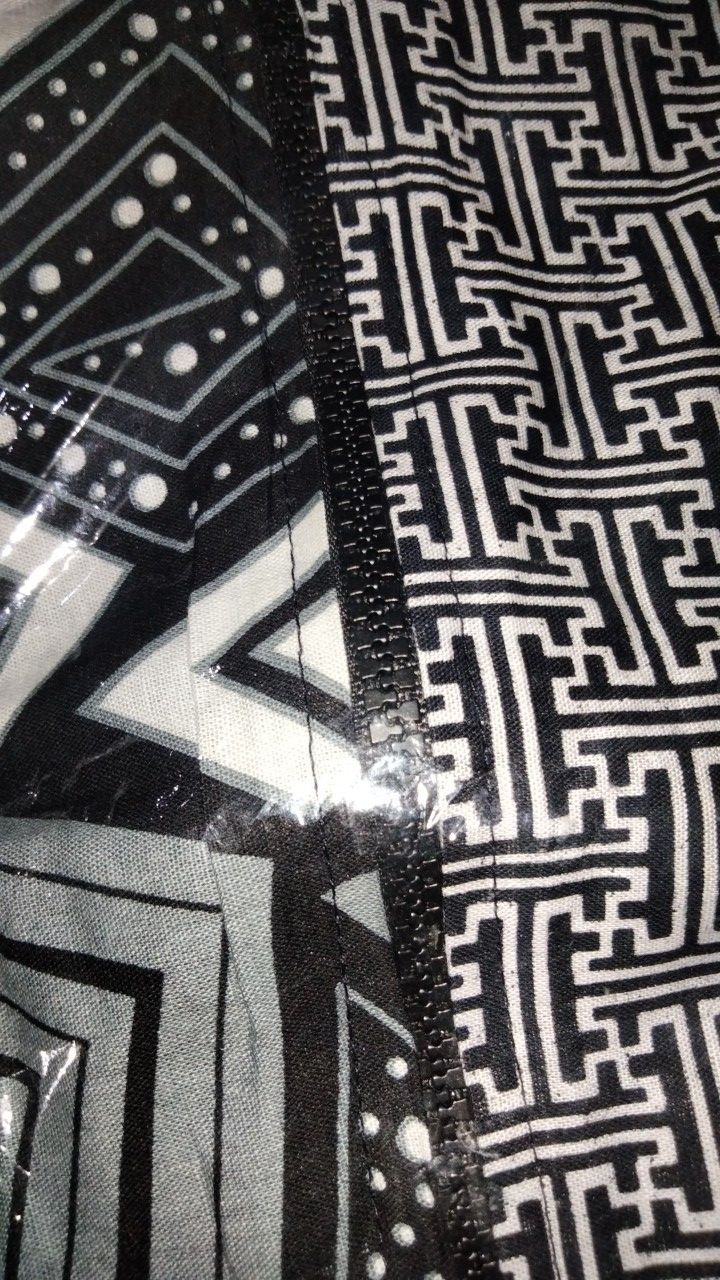 Mare Tunik Monokrom Zipper Seling Tunic Batik Busui Jumbo Xxxxl Wanita Muslim Seragam Kantor Ld 120