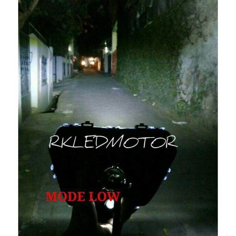 LED H6 LAMPU UTAMA MOTOR PLUG N PLAY LUMINOS 2 SISI LED LAMPU LED MOTOR H6 LUMINOS