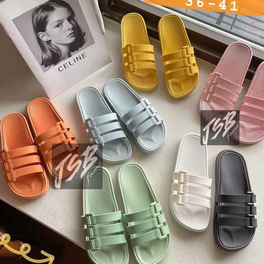 Sandal Jelly Selop Import V 202 DELPHINE