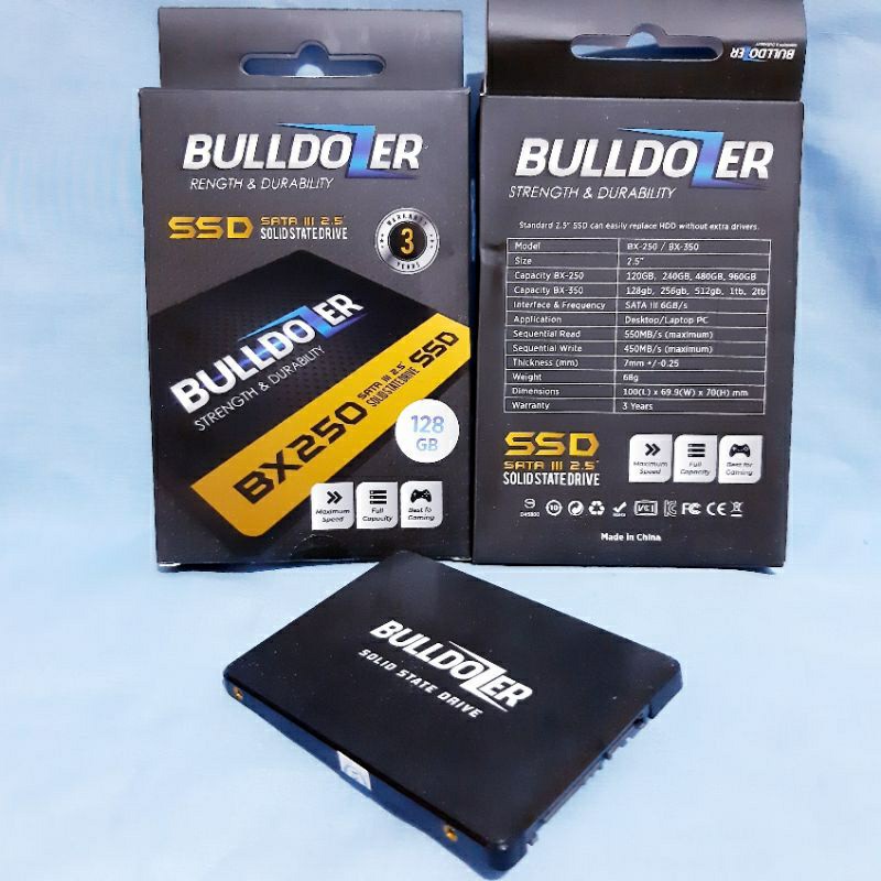 SSD BULLDOZER 128GB 2.5 SATA 3.0, SSD 128GB BULLDOZER 6GBPS ULTIMATE SOLID STATE DRIVE