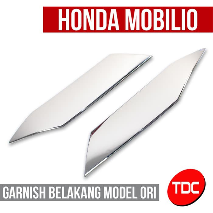 Garnish Belakang Chrome Model OEM Variasi / Aksesoris Honda Mobilio