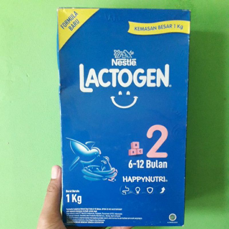 SUSU Formula Sufor LACTOGEN LACTOGROW 2 1000gr formula baru untuk bayi usia umur 6-12 bulan