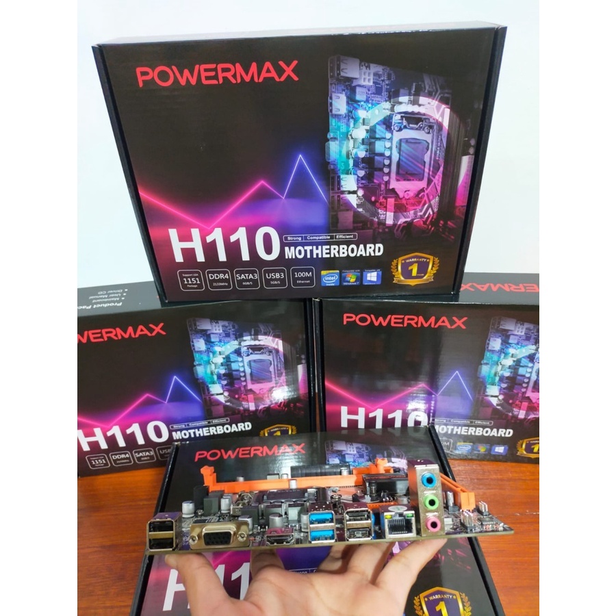MOTHERBOARD POWERMAX H110NEL SOCKET 1151
