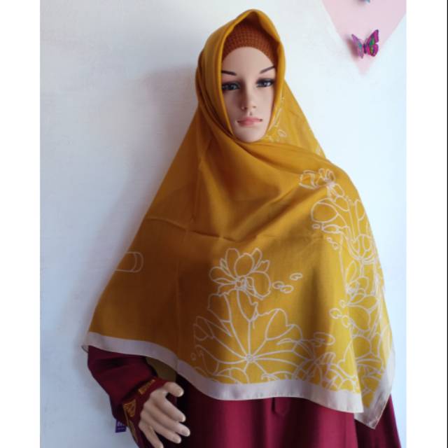 MEZORA kerudung segi empat DAHA SCARF / kerudung mezora asli