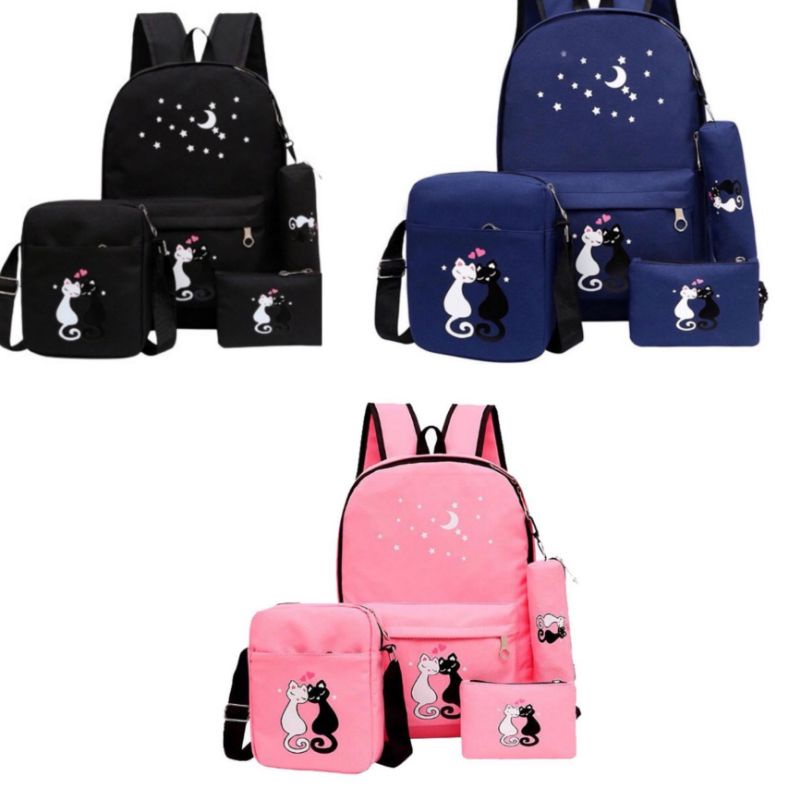 Tas ransel 4in 1.Tas ransel anak sekolah tampa boneka