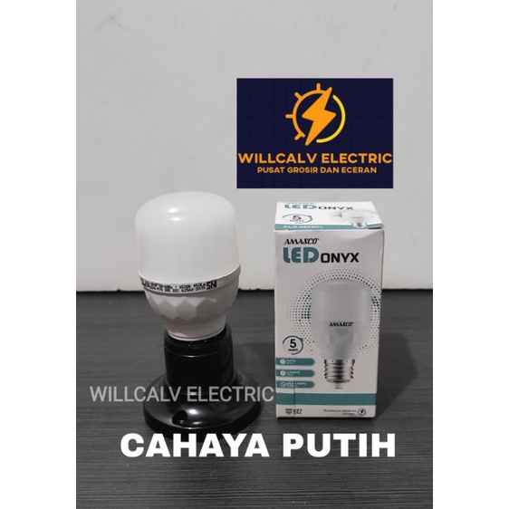 LAMPU LED AMASCO ONYX 5W 5 WATT CAHAYA PUTIH / AMASCO ONYX 5W 5 WATT CAHAYA PUTIH