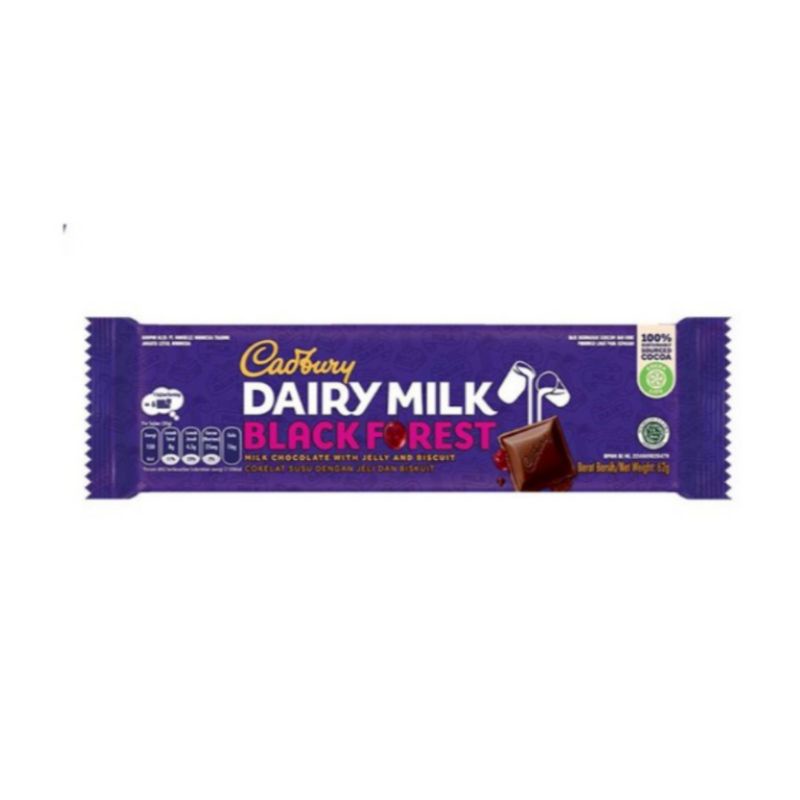 

Cadbury Dairy Milk Chocolate Black Forest 62 g