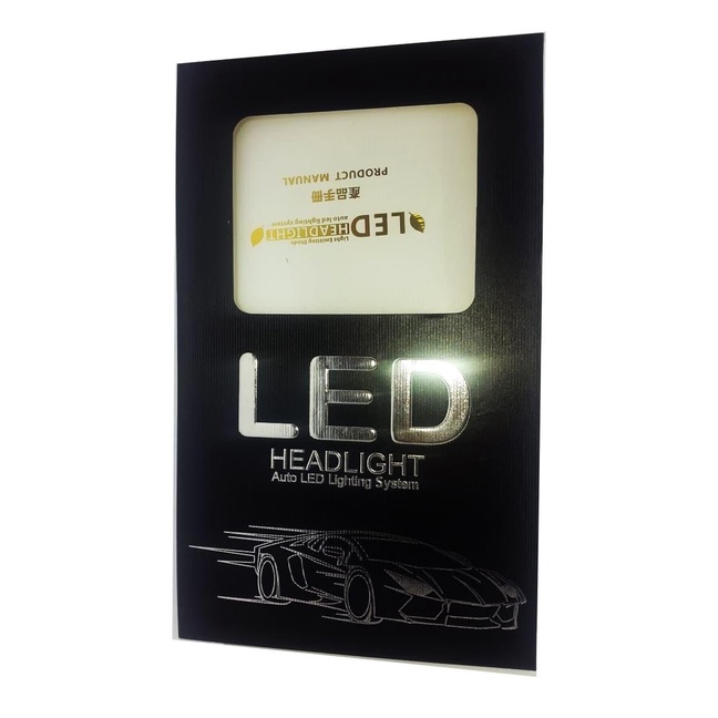 BOHLAM LAMPU LED HEADLIGHT HIGH BEAM HB3 / 9005 55 WATT